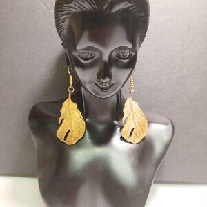 Nature-Inspired Leaf Earrings Handcrafted Earrings